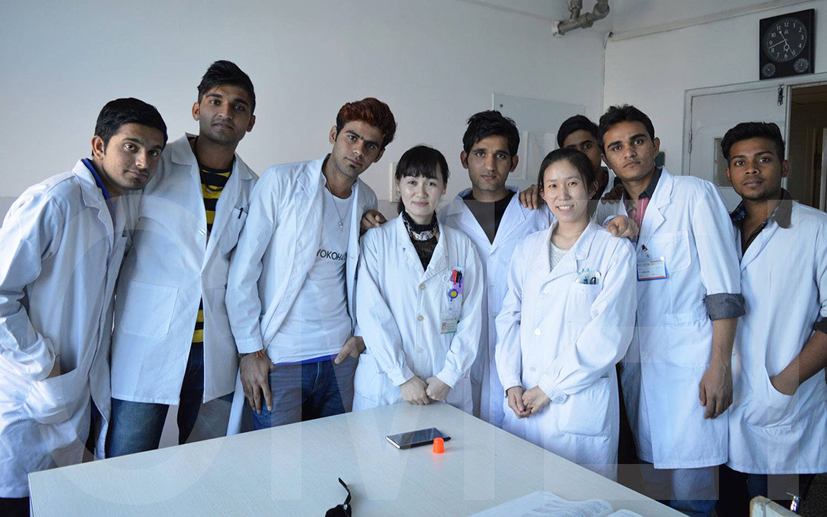 Indian Students in China Medical College