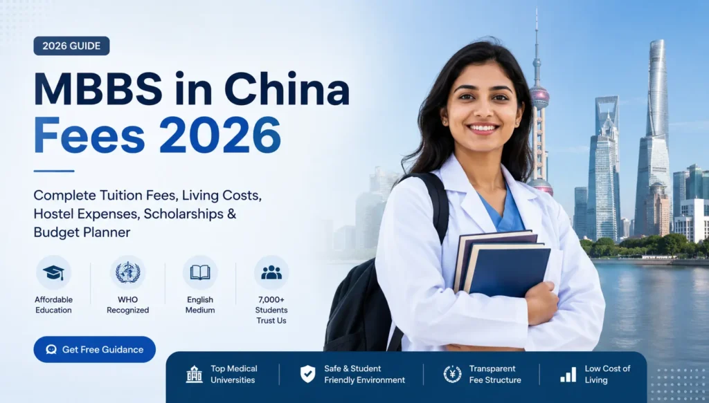 MBBS in China Fees 2026: Full Cost Breakdown for Indian Students